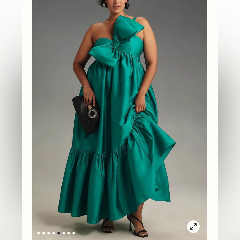 Anthropologie Atsu Sally Bow Midi Dress